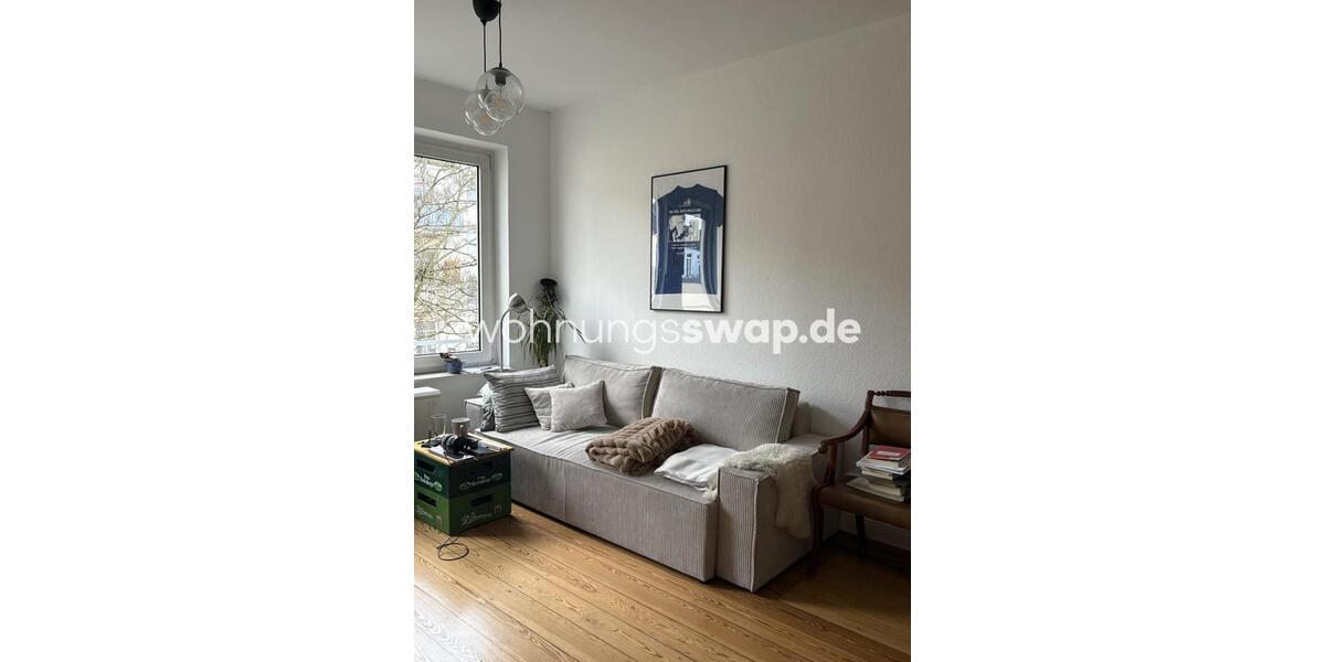 Etagenwohnung Hamburg Winterhude - 2 Zimmer, 50 m&sup2;, 810&euro; | Angebot:24541577
