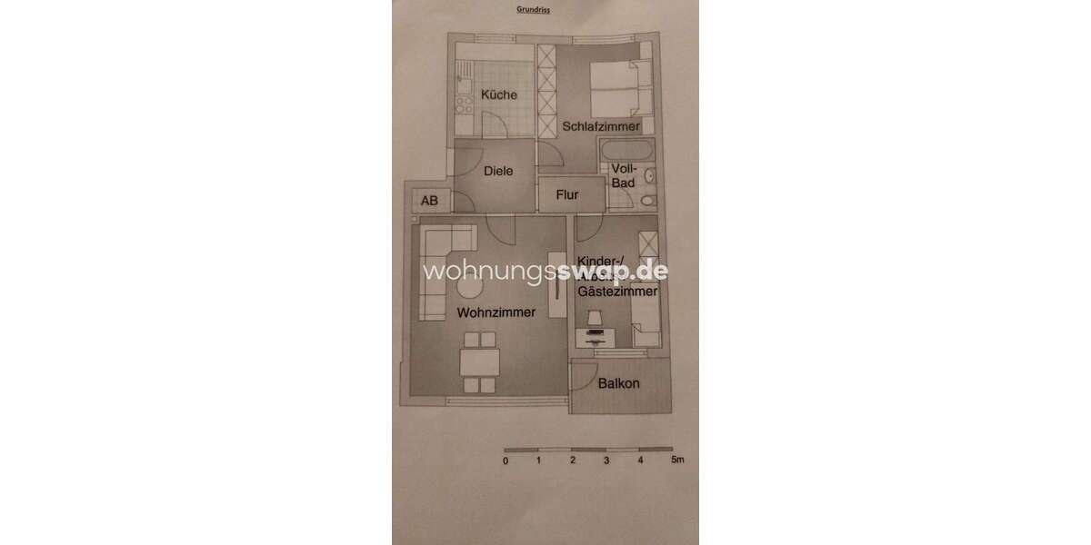 Etagenwohnung Hamburg-Mitte Mitte - 3 Zimmer, 76 m&sup2;, 1.150&euro; | Angebot:27089641